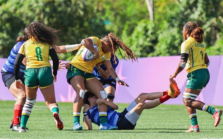 Seleção feminina de rugby conquistou a medalha de ouro