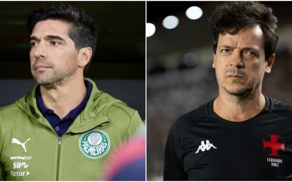 Abel Ferreira e Fernando Diniz (Foto: Marcello Zambrana/AGIF - Jorge Rodrigues/AGIF)