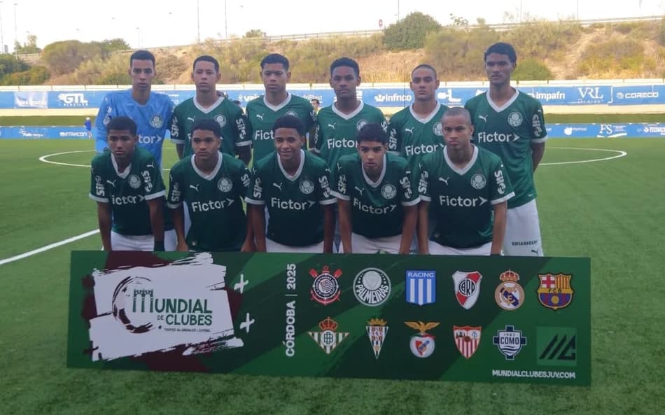 Palmeiras saiu vencedor sobre os quatro espanhóis que enfrentou até o momento - Mundial sub-17
