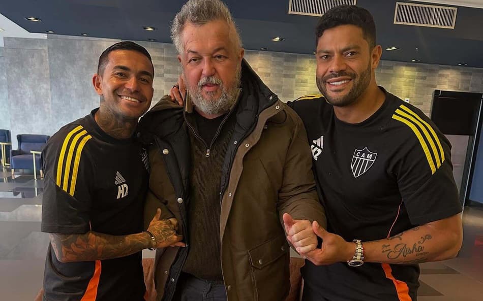 Dudu, Acaz e Hulk (Foto: Reprodução)