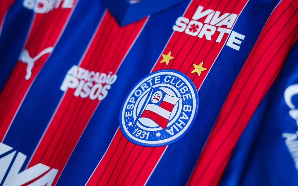 Uniforme do Bahia no vestiário da Arena Fonte Nova Foto: Letícia Martins / EC Bahia