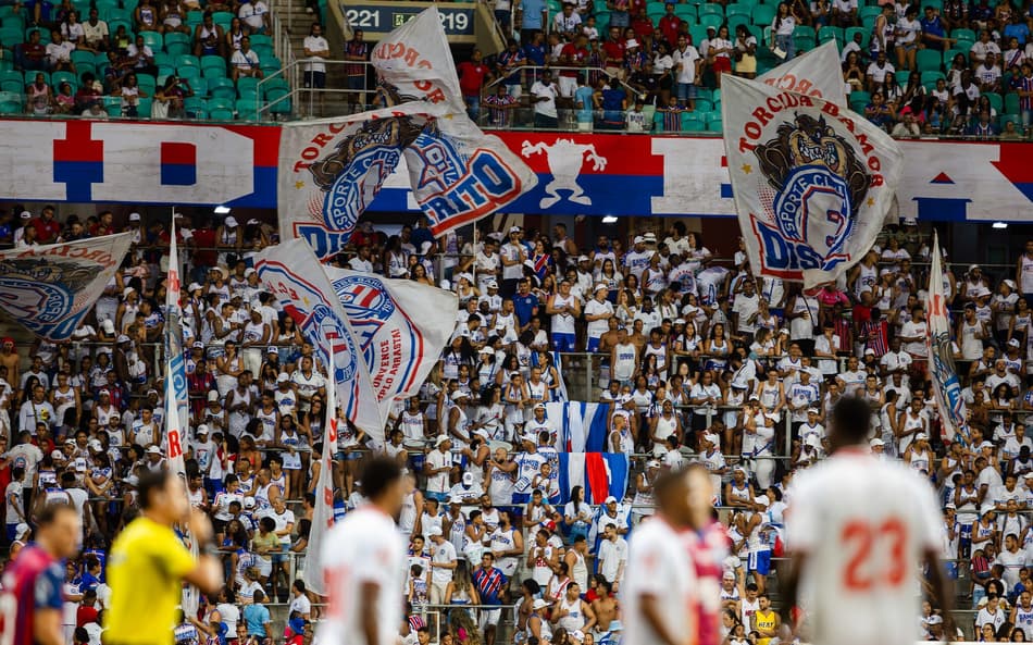 Torcida do Bahia na partida contra o Náutico (Foto: Letícia Martins / EC Bahia)
