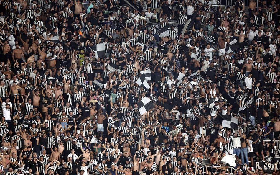 Torcida do Botafogo no Nilton Santos (Foto: Vítor Silva/Botafogo)