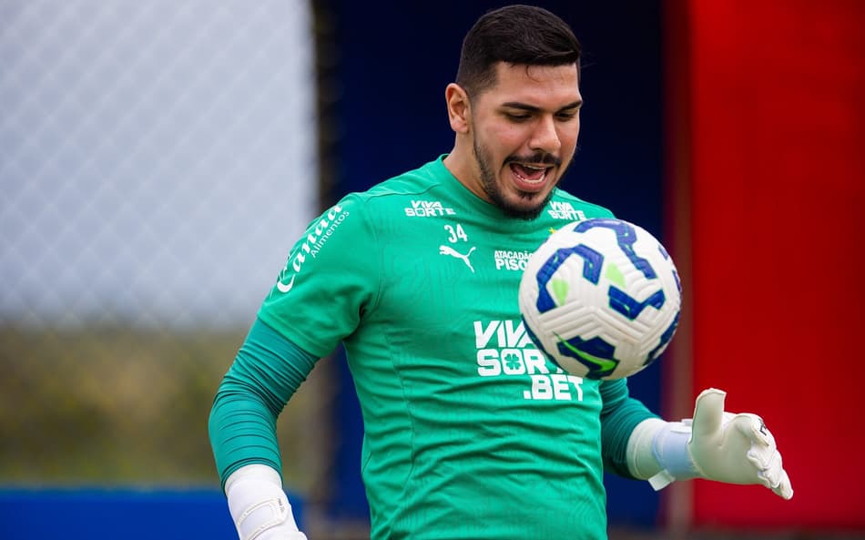 Goleiro João Paulo em treino do Bahia (Foto: Letícia Martins/EC Bahia)