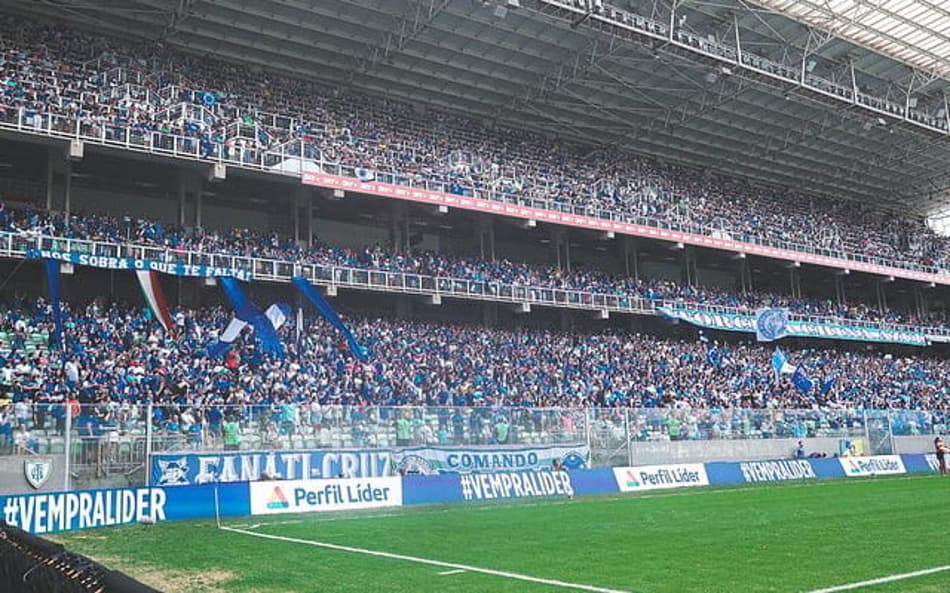 Arena Independência no jogo Cruzeiro x Palmeiras, pelo Brasileiro Feminino (Foto: Gustavo Martins/Cruzeiro)