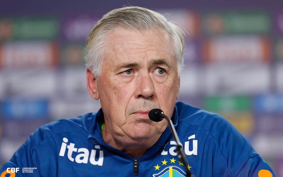 Carlo Ancelotti, técnico da Seleção Brasileira (Foto: @rafaelribeirorio / CBF)