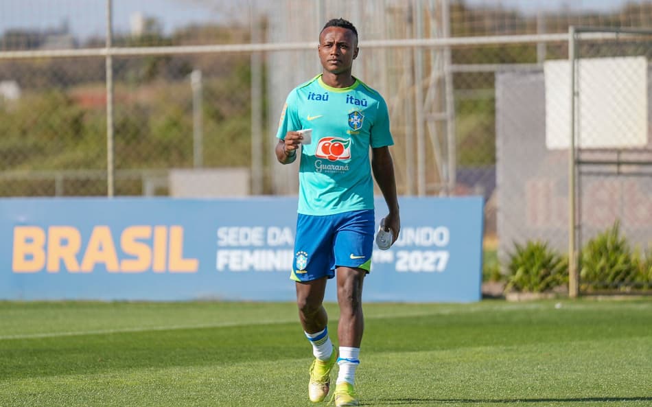 Nathan Fernandes, do Botafogo, treinava com a Seleção Sub-20 (Foto: Nelson Terme/CBF)