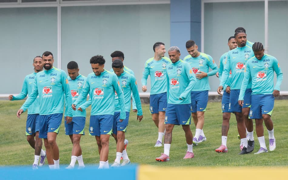 Seleção Brasileira em treino na Granja Comary (Foto: Rafael Ribeiro/CBF)