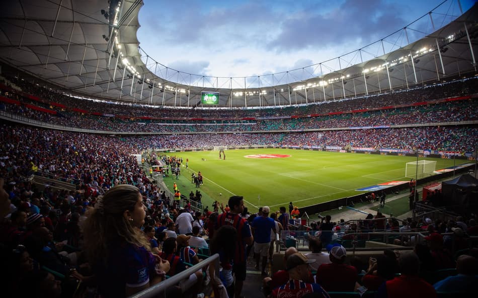 Torcida do Bahia na Arena Fonte Nova (Foto: Letícia Martins / EC Bahia)