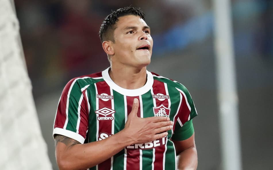 Thiago Silva comemora gol em Fluminense x Bahia (Foto: MARCELO GONÇALVES / FLUMINENSE F.C.)