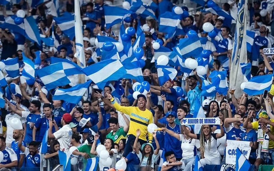 Torcida do Cruzeiro no Mineirão (Foto: Gustavo Aleixo/Cruzeiro)