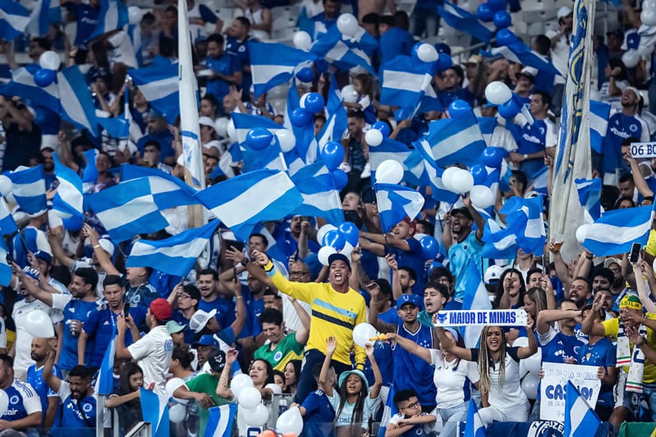 Torcida do Cruzeiro no Mineirão (Foto: Gustavo Aleixo/Cruzeiro)
