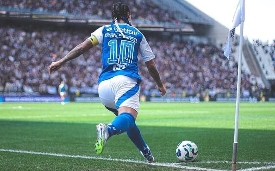 Atacante Byanca Brasil, do Cruzeiro (Foto: Gustavo Martins/Cruzeiro)