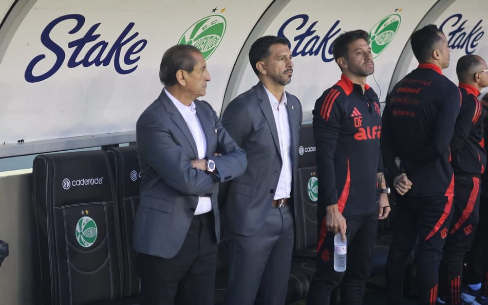 Ramón Díaz e Emiliano Díaz, do Internacional