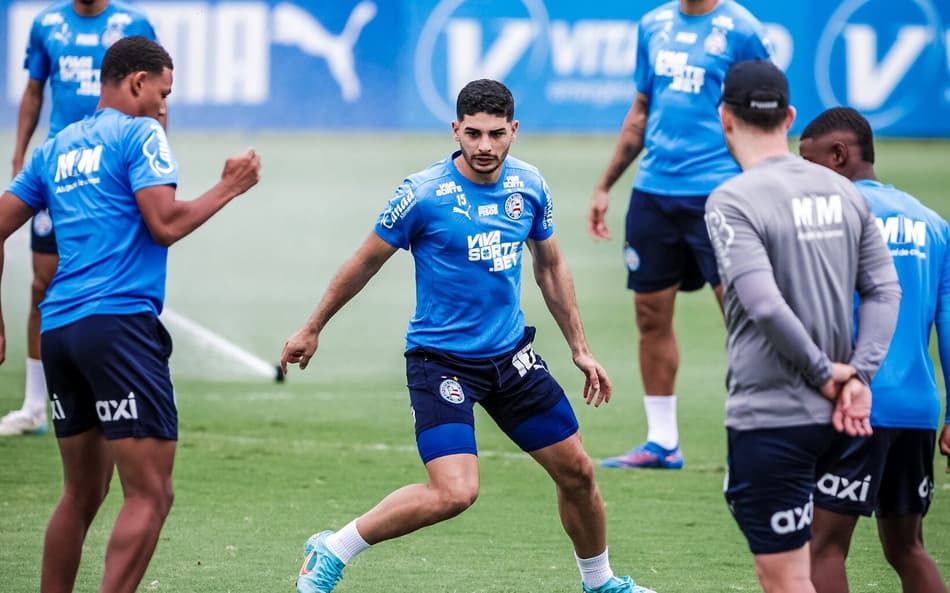 Michel Araújo em treino do Bahia no CT Evaristo de Macedo (Foto: Letícia Martins/EC Bahia)
