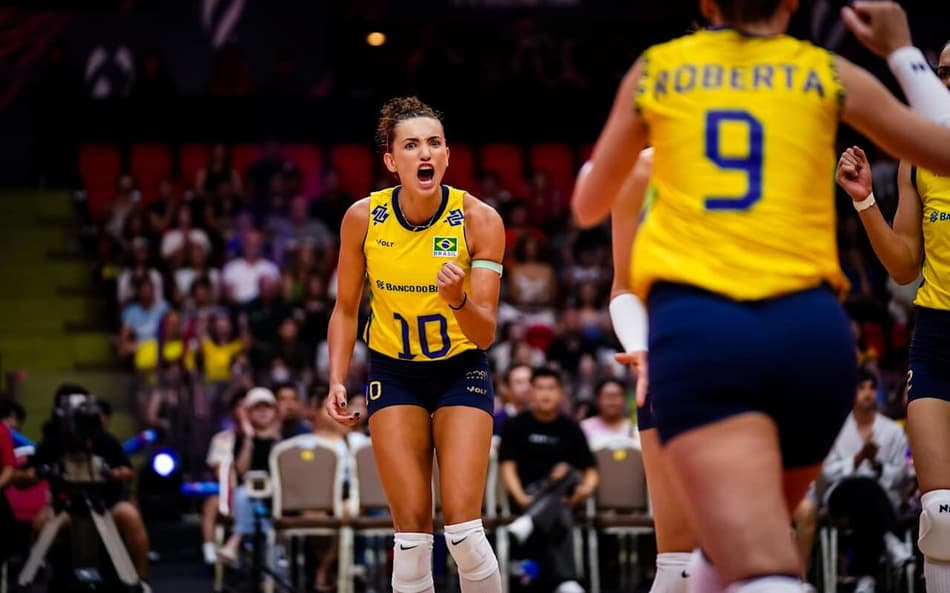 ACOMPANHE - Brasil vence segundo contra a República Dominicana nas oitavas do Mundial de Vôlei