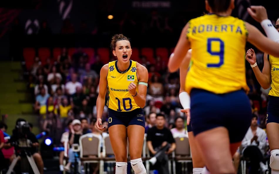 ACOMPANHE - Brasil vence segundo contra a República Dominicana nas oitavas do Mundial de Vôlei