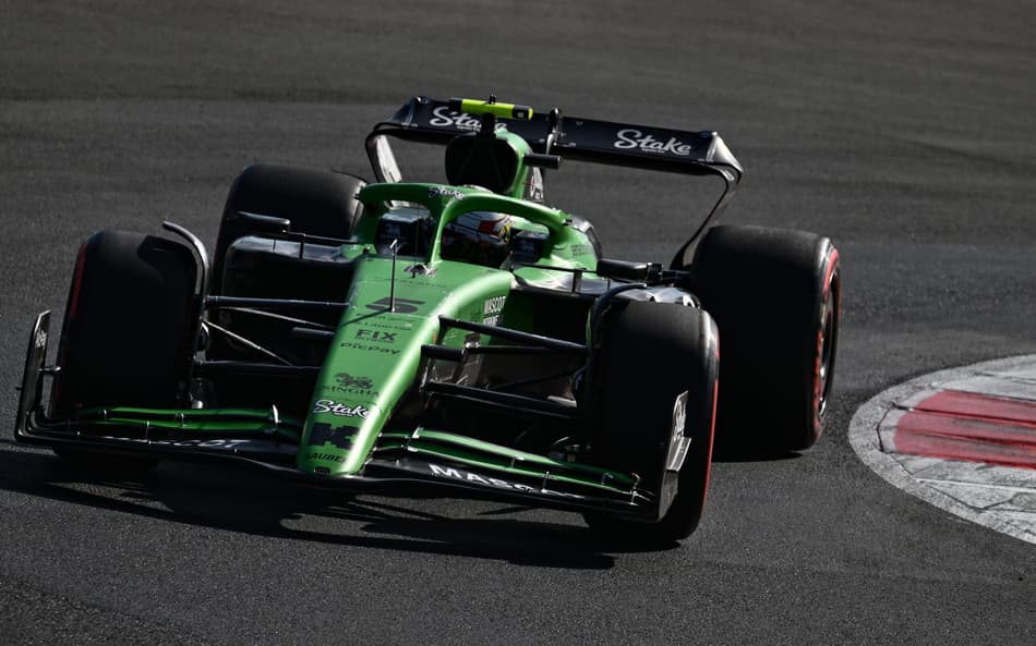 Gabriel Bortoleto, da Sauber, no GP da Itália de F1 (Foto:Philippe Lopez / AFP)