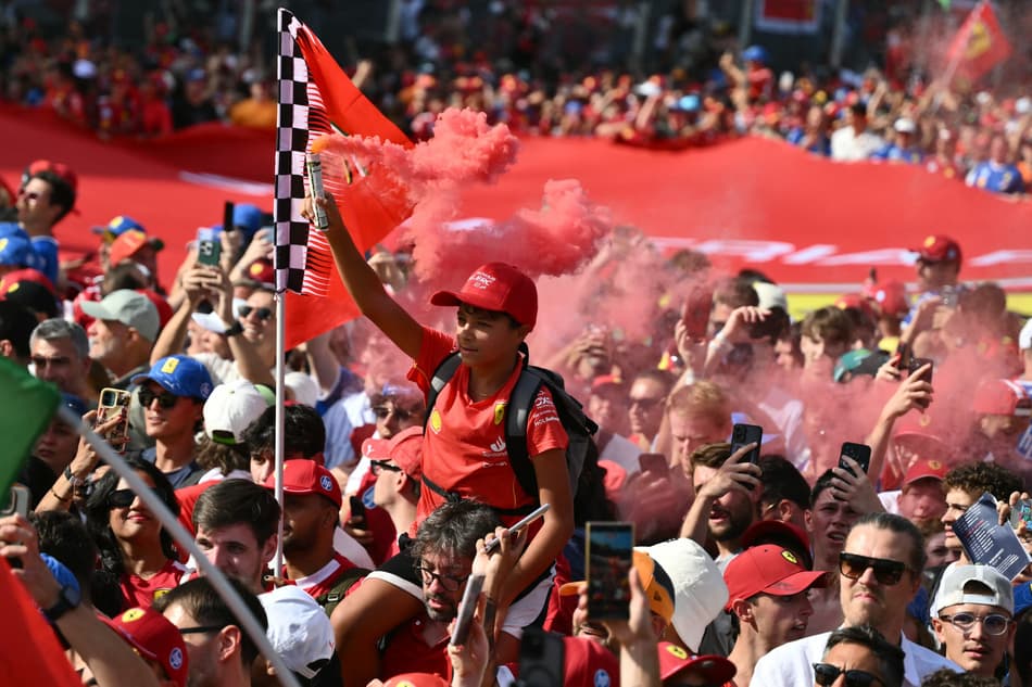 Torcida faz a festa no GP da Itália de F1; veja fotos