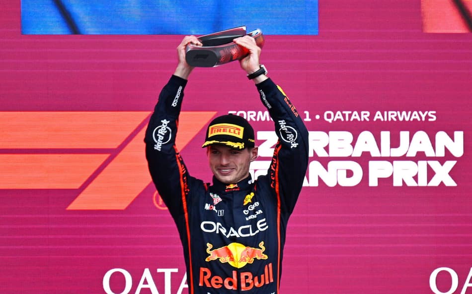 Max Verstappen vence o GP do Azerbijão de F1 (Foto: Alexander Nemenov / AFP)
