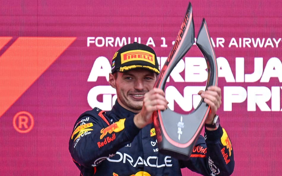 Max Verstappen vence o GP do Azerbijão de F1 (Foto: Alexander Nemenov / AFP)