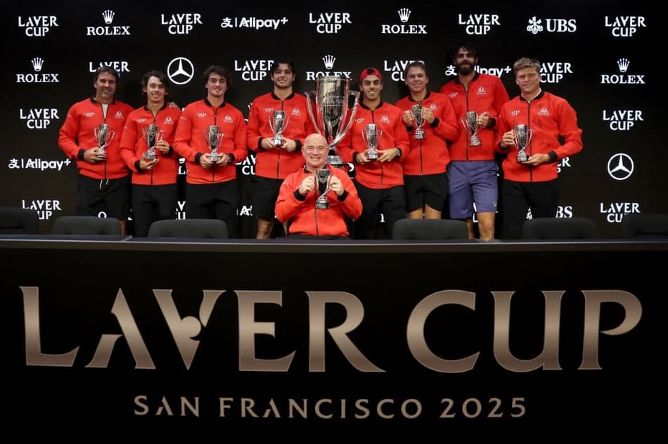 Com João Fonseca, Time Mundo é campeão da Laver Cup; veja fotos
