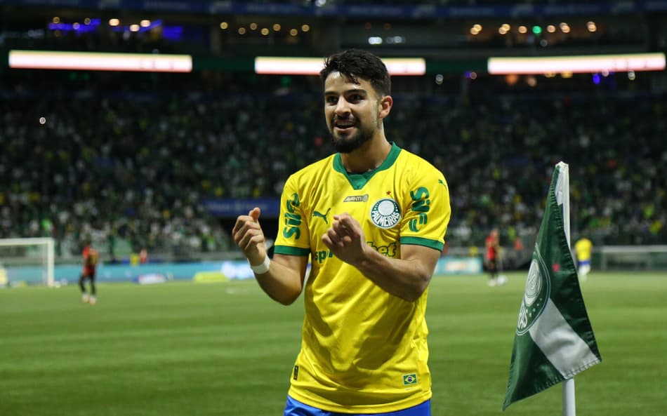 Flaco López, atacante do Palmeiras