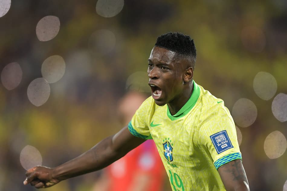 Luiz Henrique comemora o terceiro gol da Seleção Brasileira (Foto: Thiago Ribeiro/AGIF)
