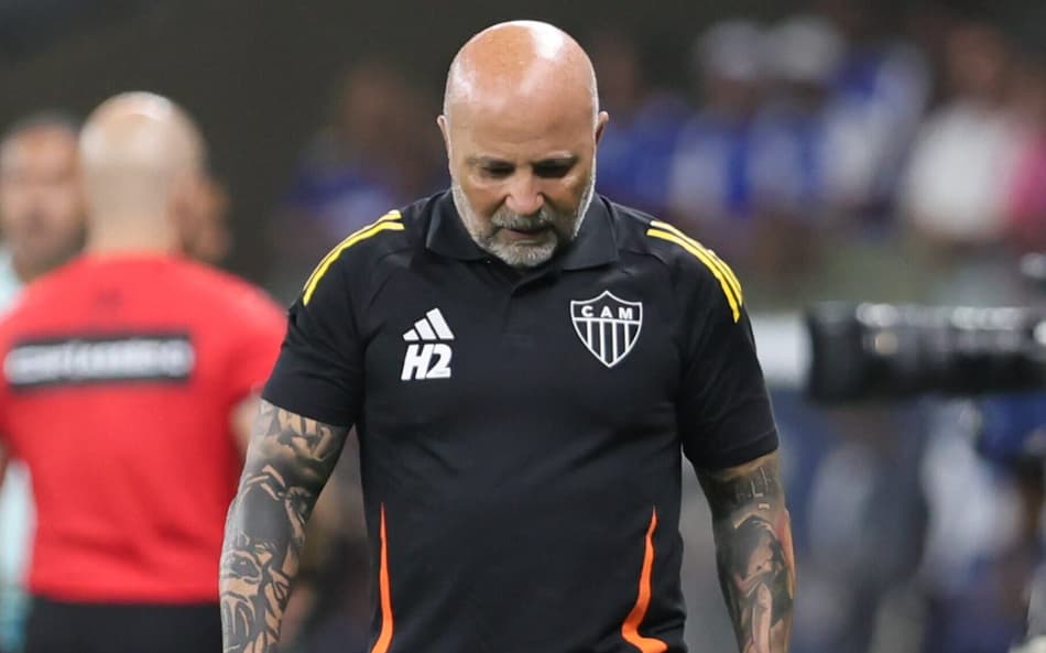Sampaoli em Cruzeiro x Atlético-MG