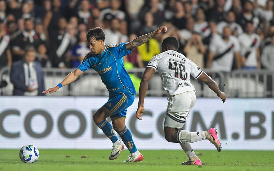 Atacante Kaio Jorge, do Cruzeiro, em jogo contra o Vasco (Foto: Thiago Ribeiro/AGIF)