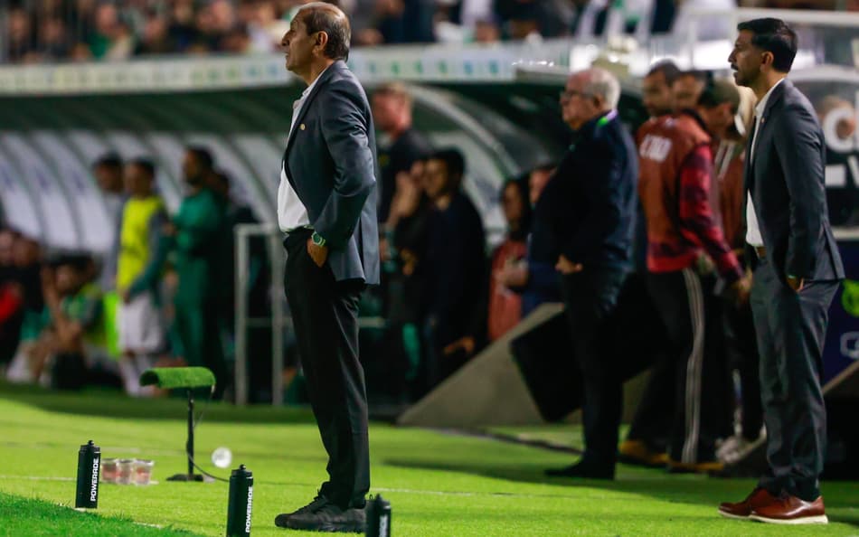 Ramón e Emiliano Díaz no primeiro jogo pelo Internacional