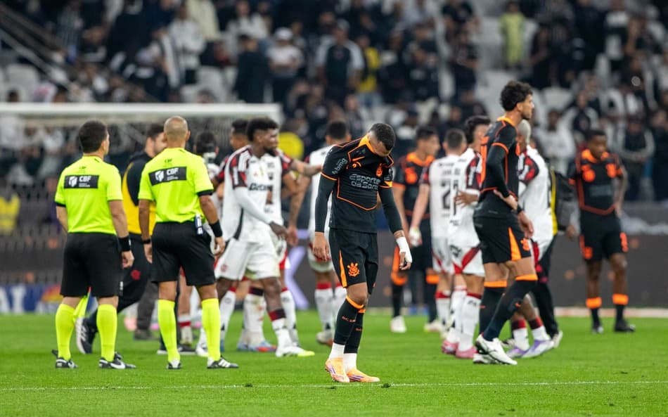 Corinthians foi derrotado para o Flamengo