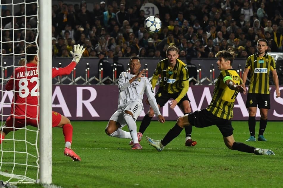 AO VIVO Real Madrid amplia sobre o Kairat pela 2ª rodada da Champions League