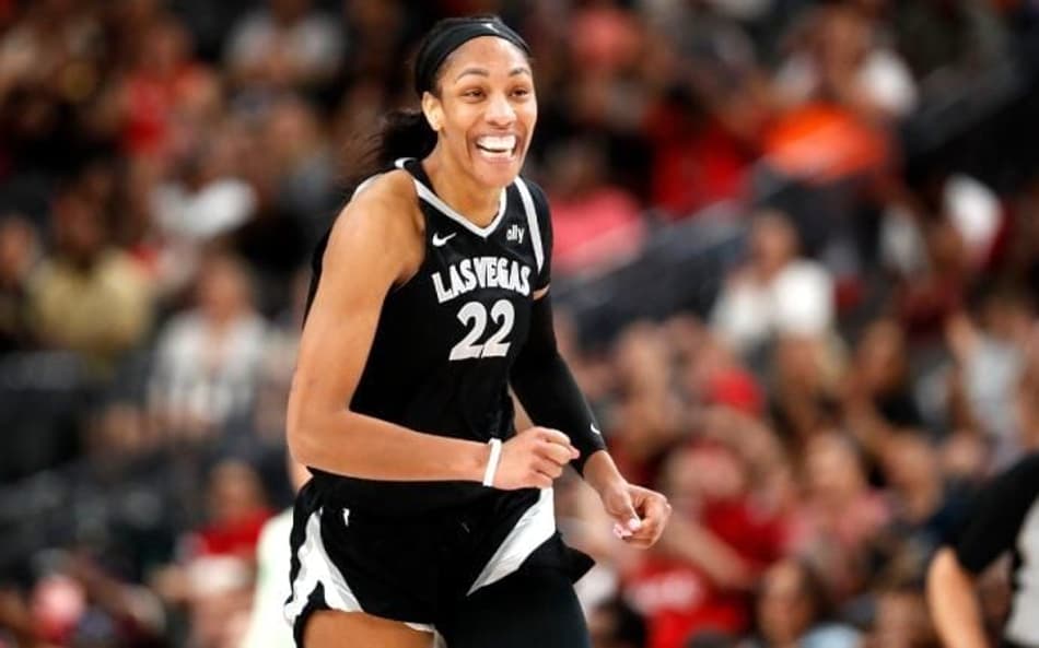 A'ja Wilson, atleta do Las Vegas Aces (Foto: Wendell Cruz/ Imagn Images)