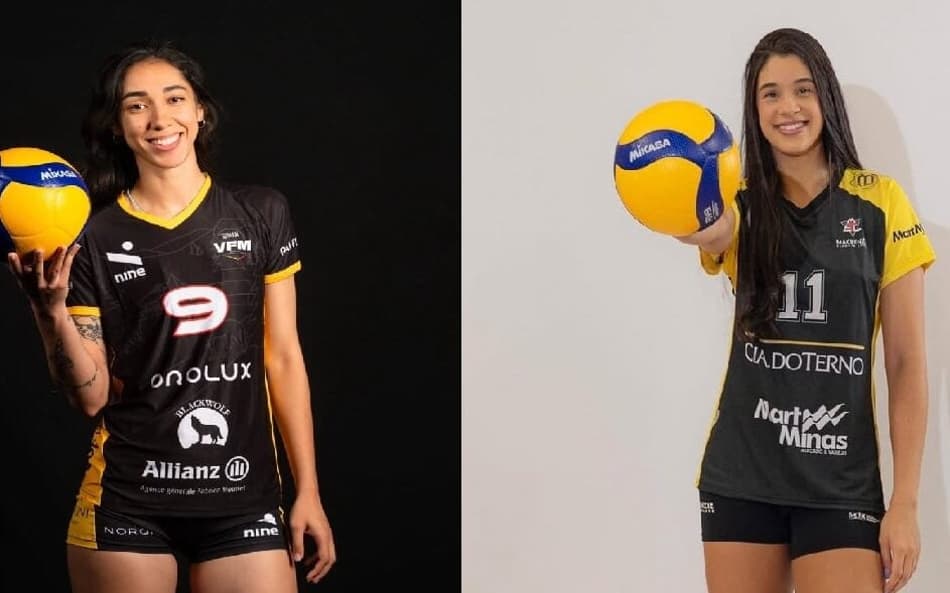 Ana Flávia e Mayra Souza, jogadoras de vôlei brasileiras presas no Nepal (Foto: Reprodução/Instagram)