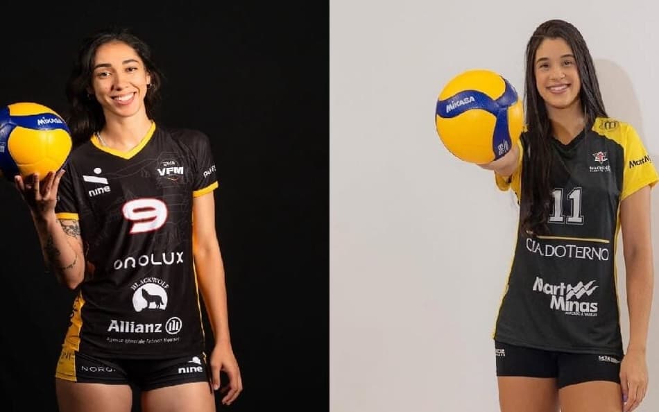 Ana Flávia e Mayra Souza, jogadoras de vôlei brasileiras presas no Nepal (Foto: Reprodução/Instagram)