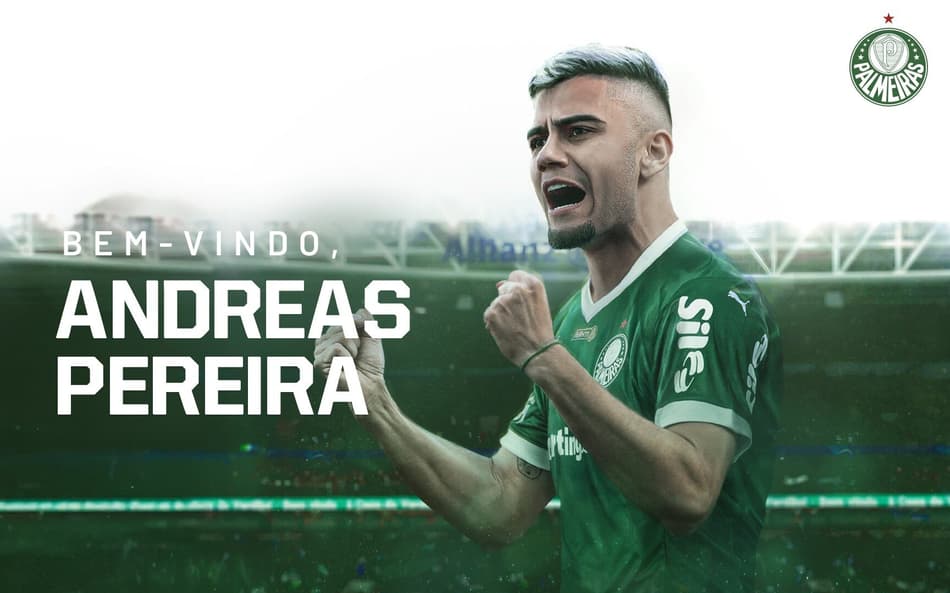 Andreas Pereira, meia do Palmeiras