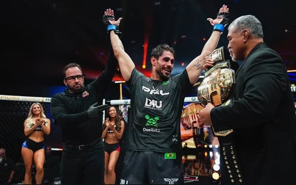 Antônio Cara de Sapato vencedor da PFL 2025 (Foto: Reprodução/Instagram)