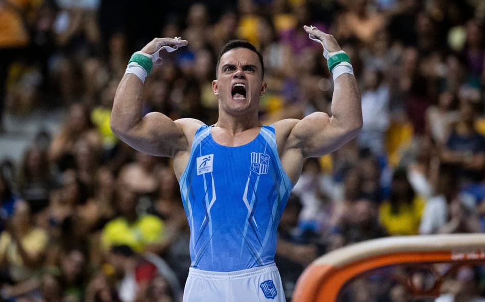 Caio Souza no Brasileiro de Ginástica 2025 (Foto: Confederação Brasileira de Ginástica CBG)