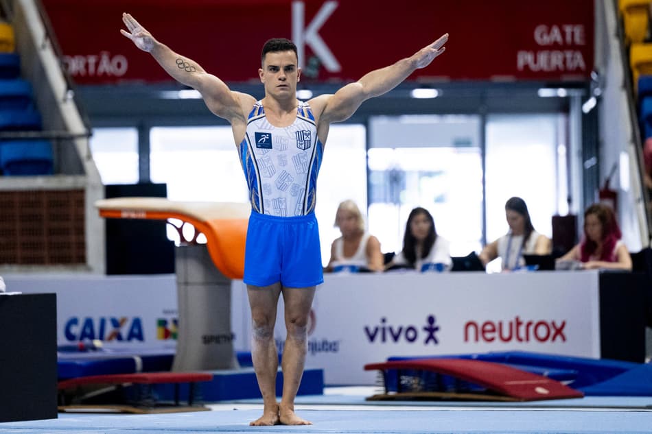 Caio Souza no Brasileiro de Ginástica Artística (Foto: Confederação Brasileira de Ginástica CBG)