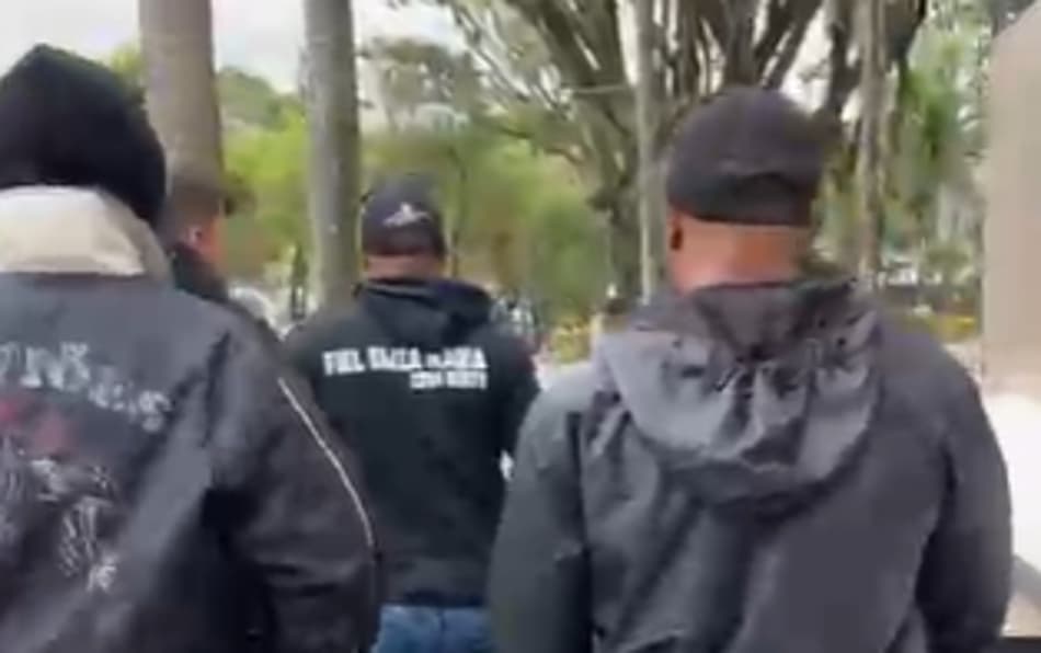 Torcida do Corinthians faz reunião no Parque São Jorge (Foto: Reprodução/ Gaviões da Fiel)