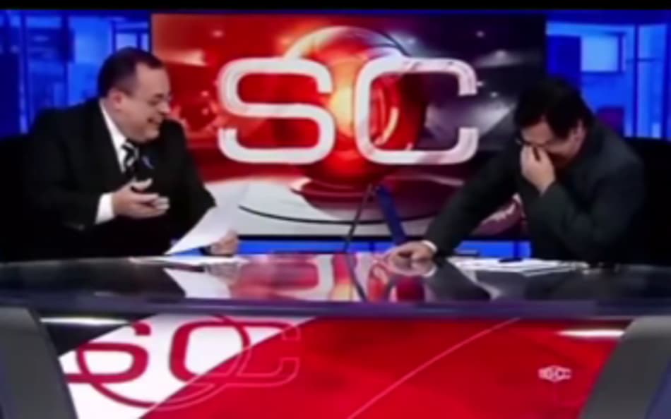 Paulo Soares e Antero Greco na ESPN (Foto: Reprodução ESPN)