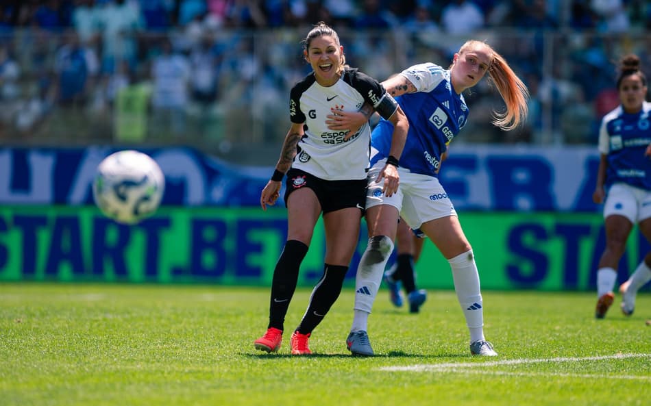 Cruzeiro e Corinthians se enfrentam na final do Brasileirão Feminino (Foto: Ale Torres/Staff Images Woman/CBF)