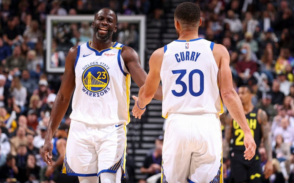 Draymond Green - Stephen Curry - Golden State Warriors x Utah Jazz - NBA