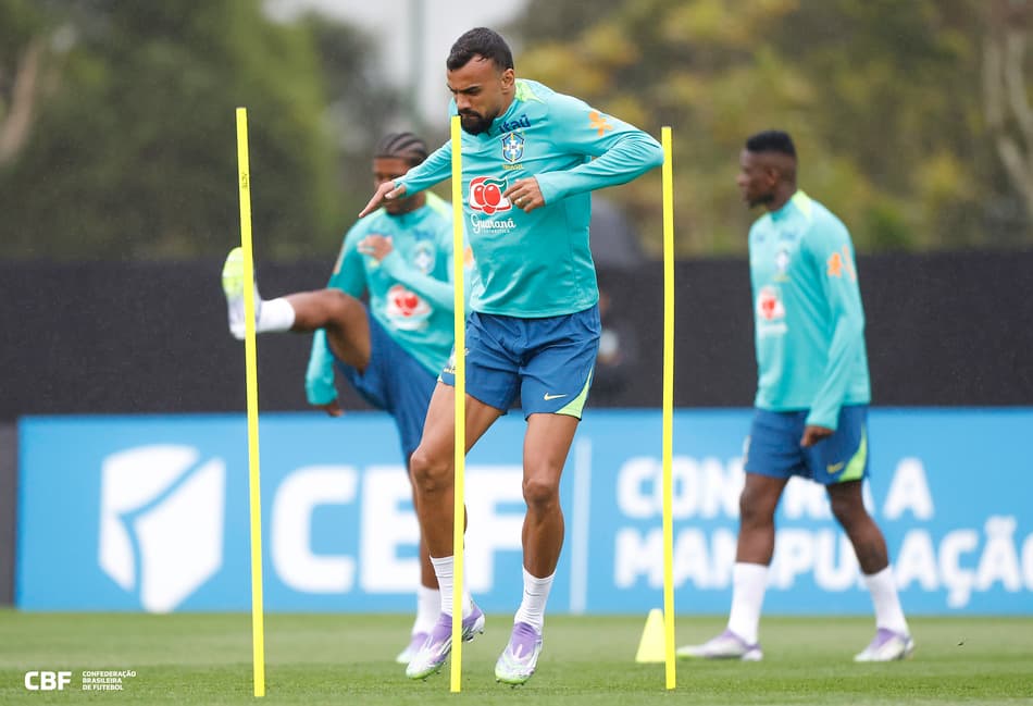 Fabrício Bruno treino Seleção