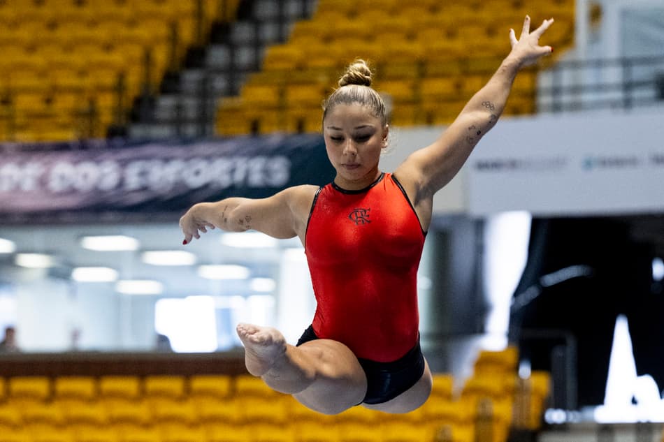 Flavia Saraiva no Brasileiro de Ginástica Artística (Foto: Confederação Brasileira de Ginástica CBG)