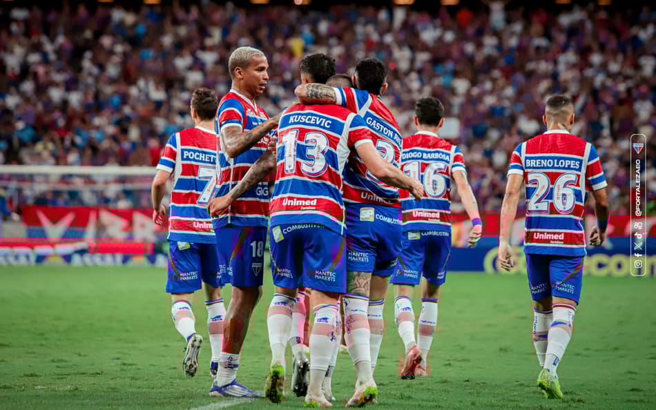Partida entre Fortaleza e RB Bragantino, pelo Brasileirão (Foto: Mateus Lotif/Fortaleza EC)