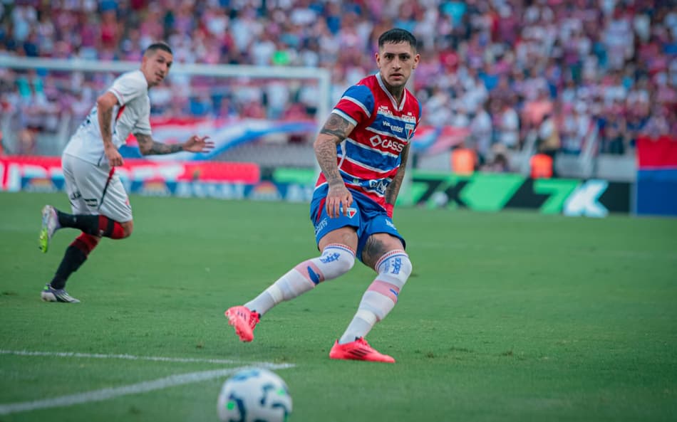 Partida entre Fortaleza e Vitória, pelo Brasileirão (Foto: Mateus Lotif/Fortaleza EC)