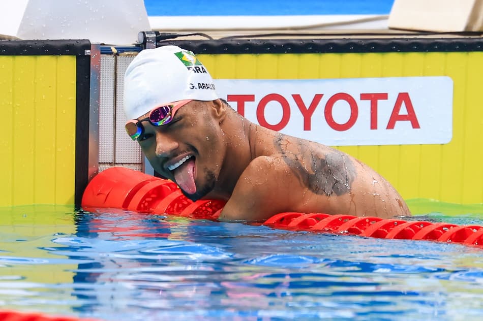 Gabrielzinho foi ouro nos 200m livres da Classe S2 no Mundial de Natação Paralímpica (Foto: Marcelo Zambrana/CPB)
