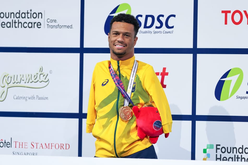 Gabrielzinho em ação no Mundial de Natação Paralímpica; veja fotos